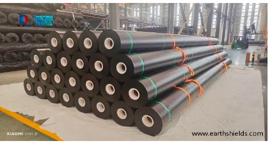 Black HDPE Smooth Geomembrane