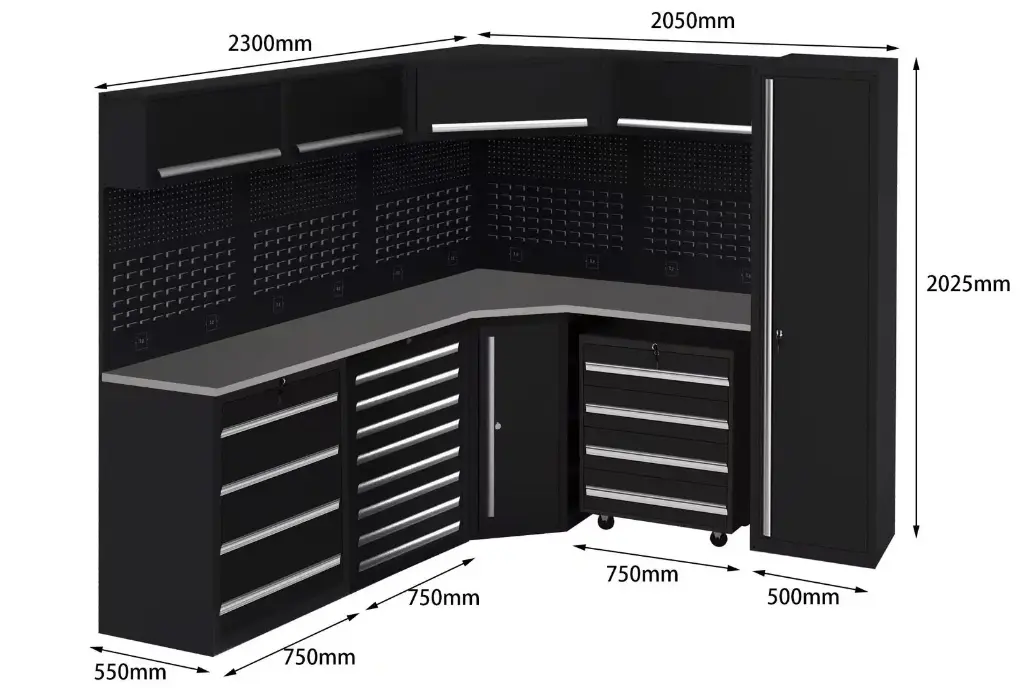 Caja de herramientas Modular (450*60*200cm)