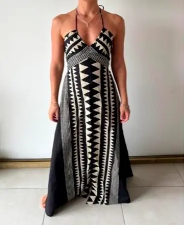 Vestido largo modal