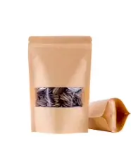 Bolsa kraft con visor (12*20+4)