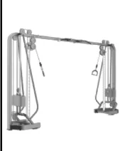 Máquina gym polea crossover